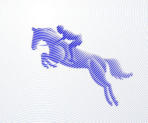 马术运动品牌——正顶运动logo设计